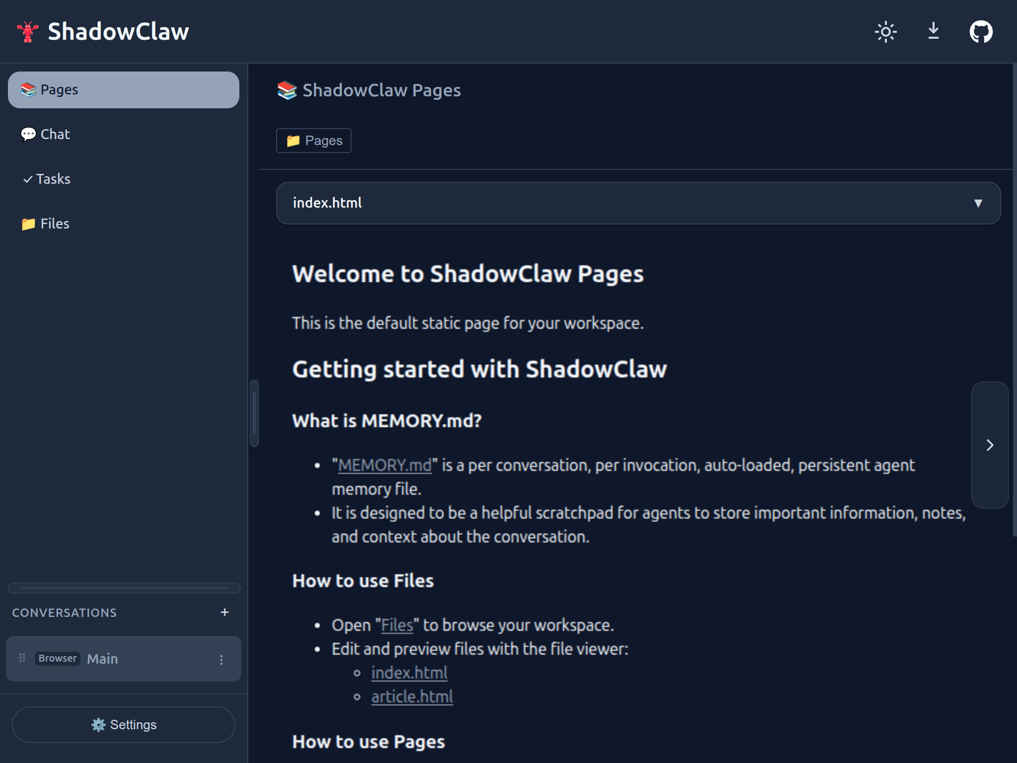 ShadowClaw Screenshot